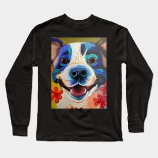 Happy dog Long Sleeve T-Shirt